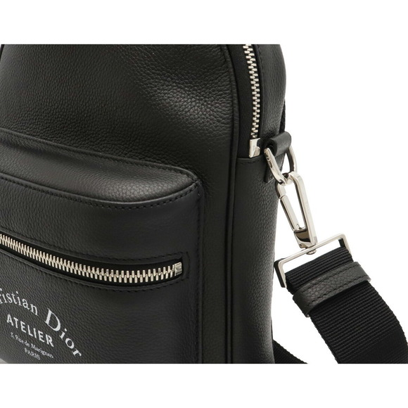 Dior Homme Black Atelier 2WAY Leather Shoulder Christian Bag - Picture 8 of 9